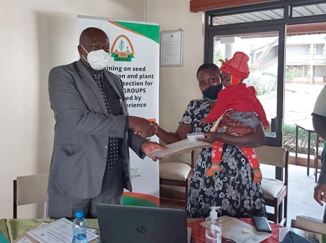 10 Farmer Groups Trained on Seed Production and Certification