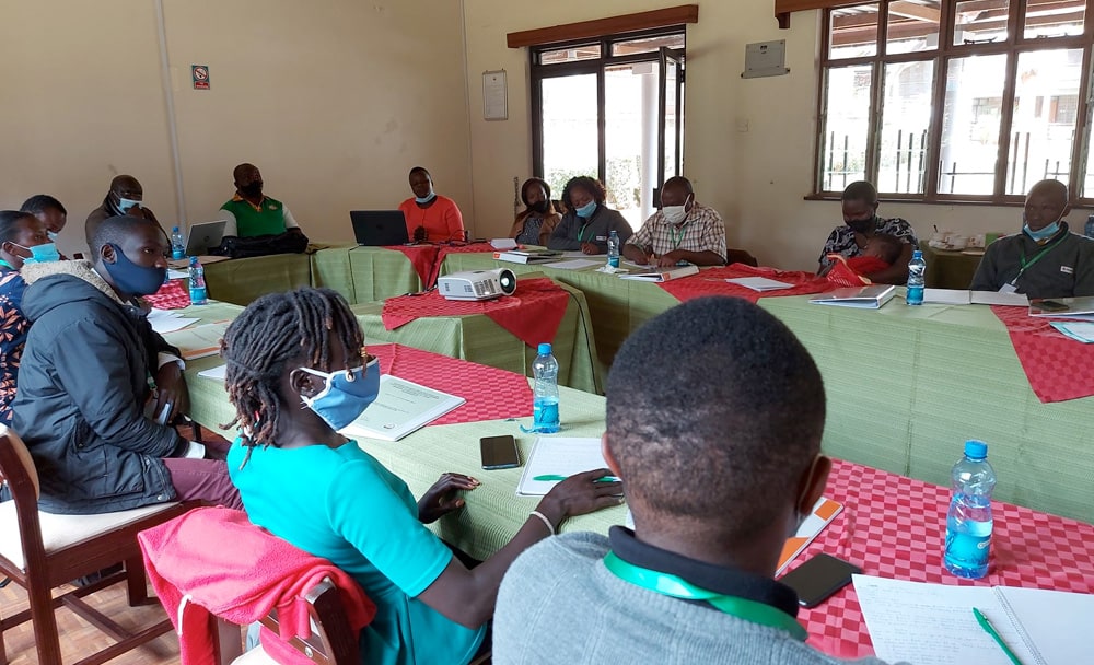 10 farmer groups trained on seed production and certification.